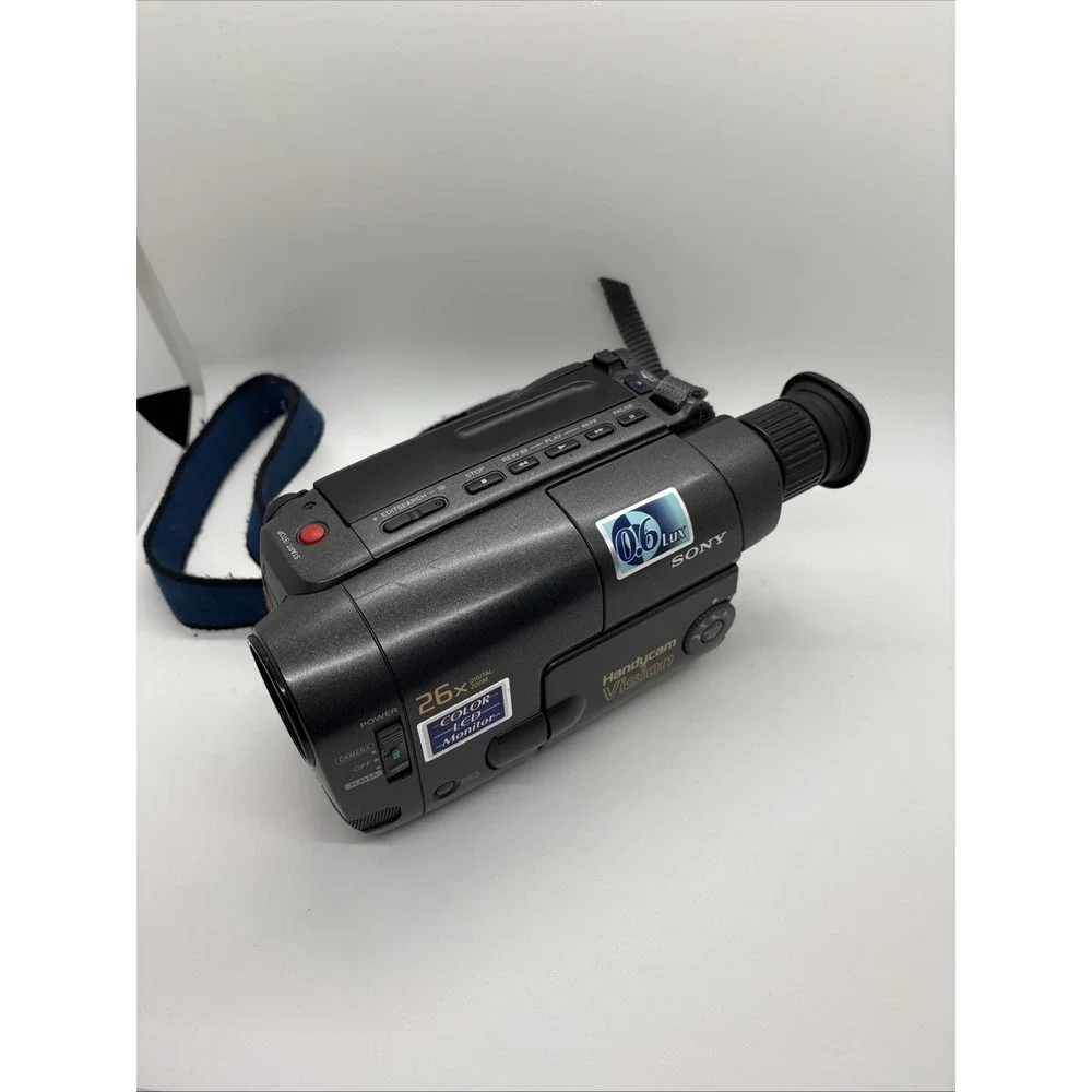 Sony CCD-TRV12 Video 8 Handycam 8mm Handheld Camcorder Gray CCD-TRV12